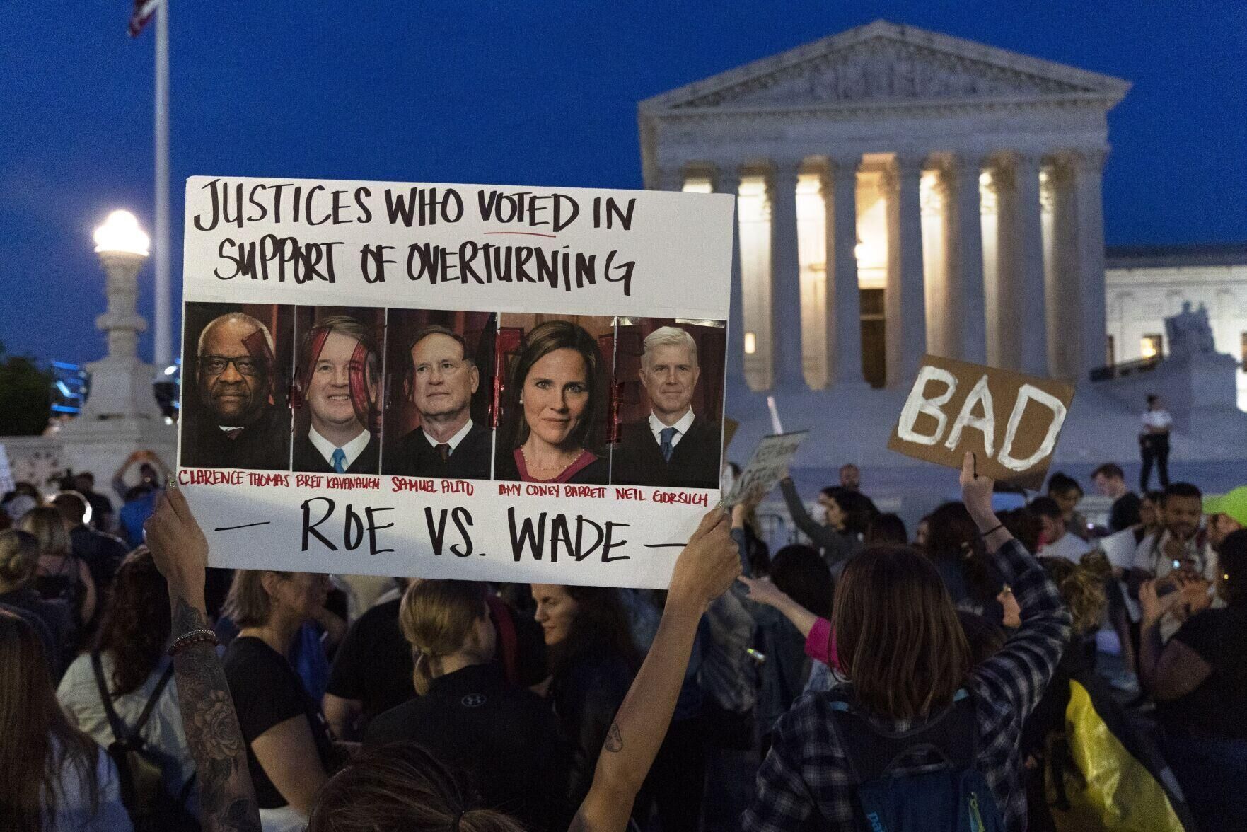 Roe v Wade protests
